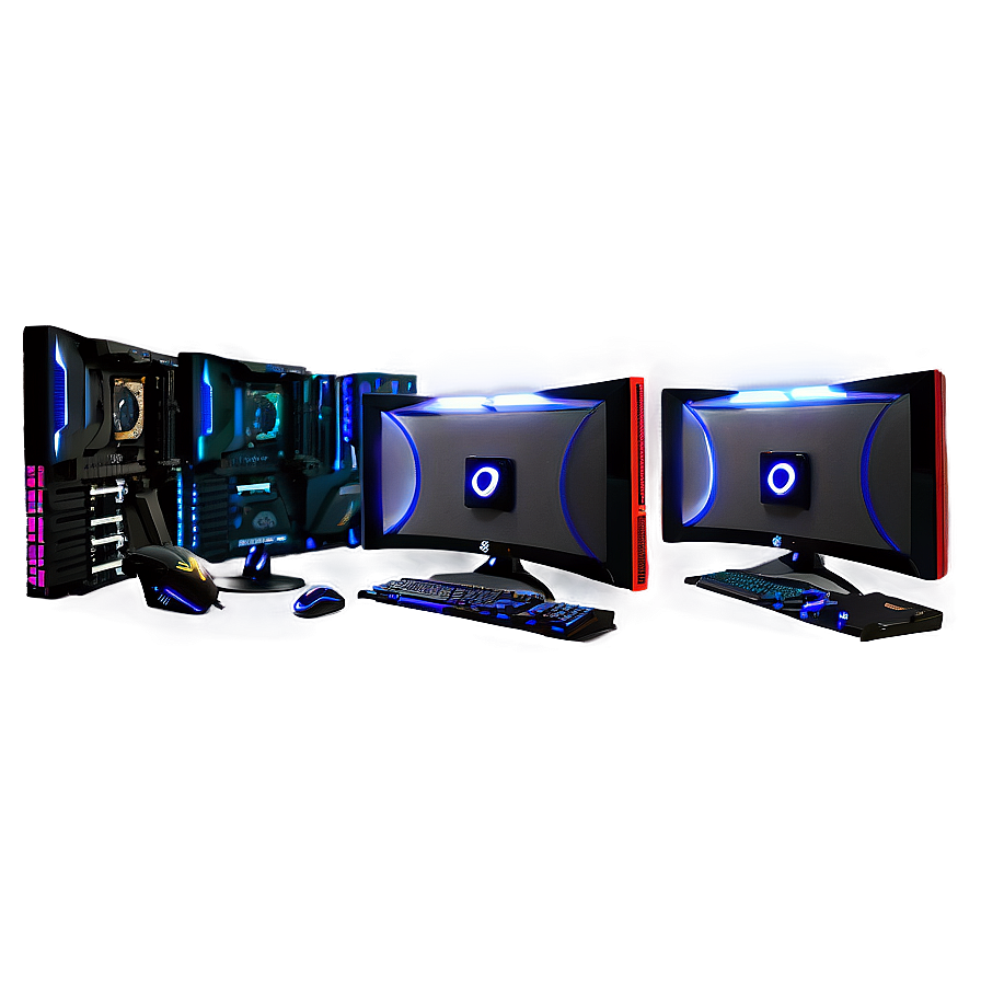 Advanced PC Gaming Rig PNG lmm PNG with transparent background