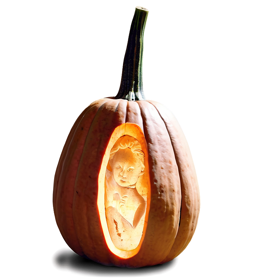 Advanced Pumpkin Carving Art PNG esl21 PNG with transparent background