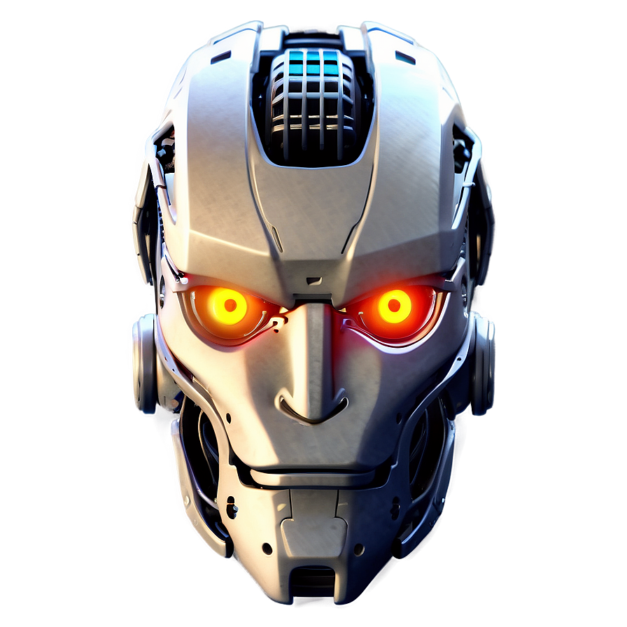 Advanced Robot Head Concept PNG lqm48 PNG image with a transparent background, free high-resolution download