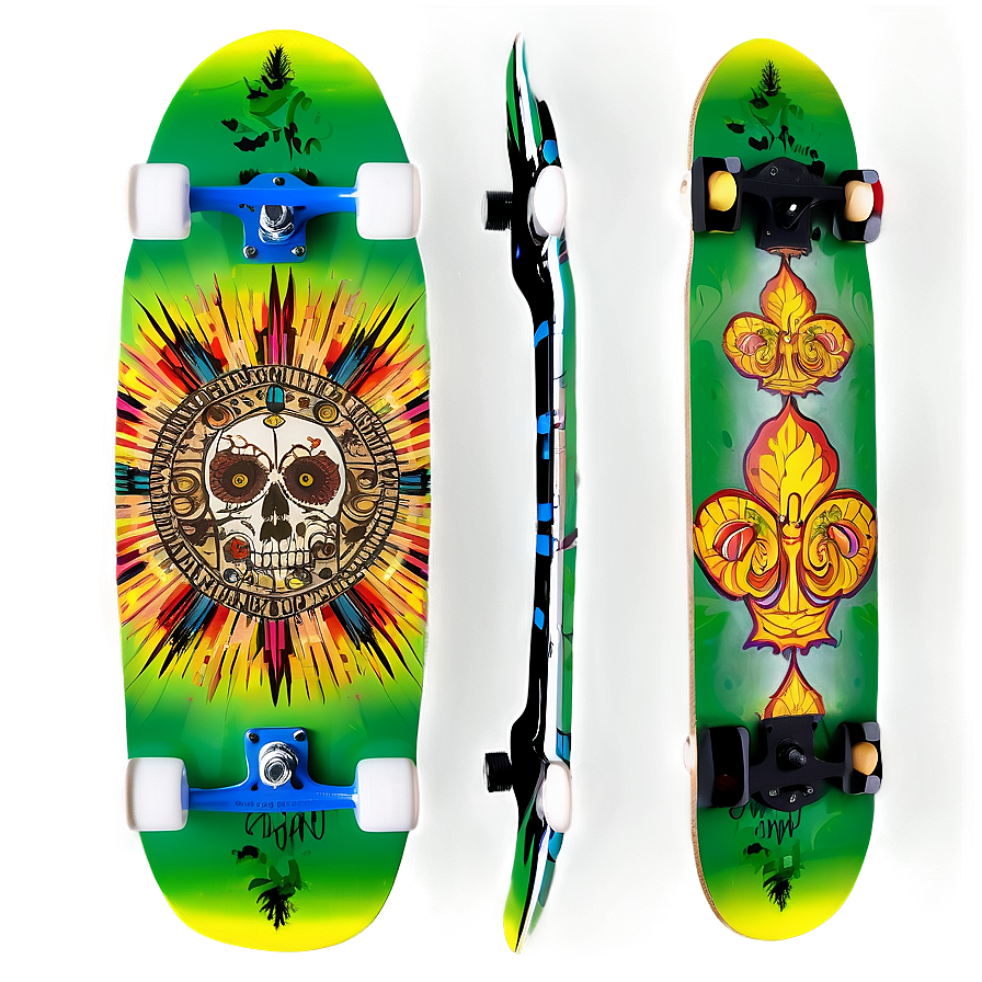 Adventure Inspired Skateboard Deck Png 11