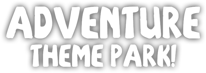 Adventure Theme Park Signage PNG with transparent background