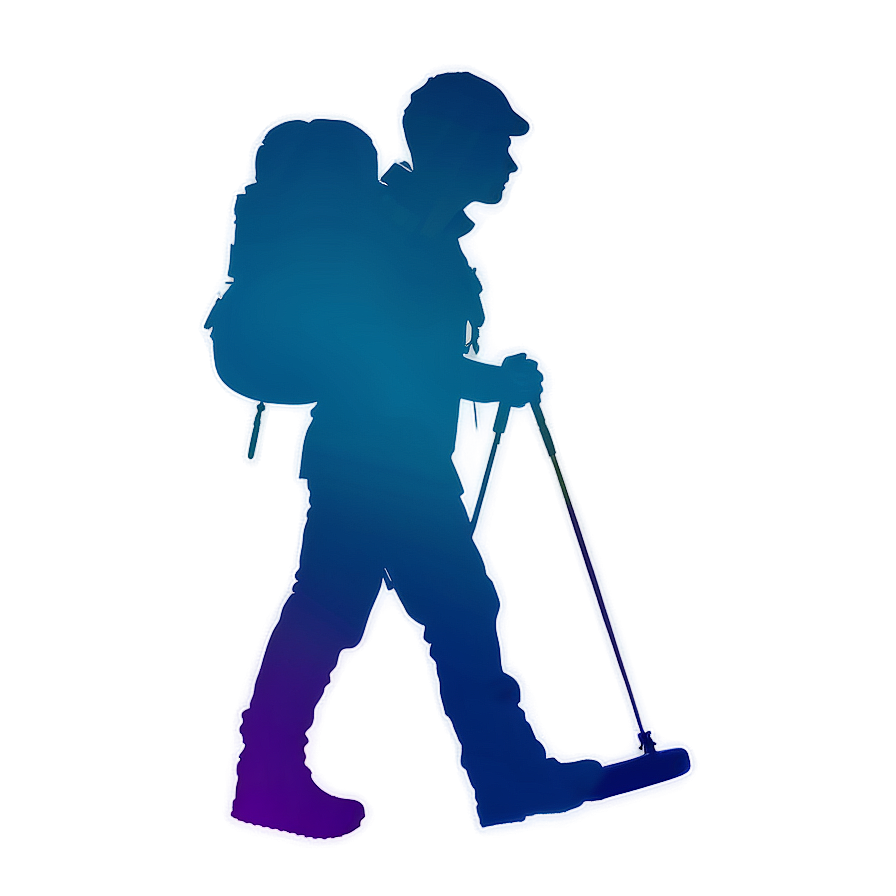 Adventurous Hiker Silhouette Png 11