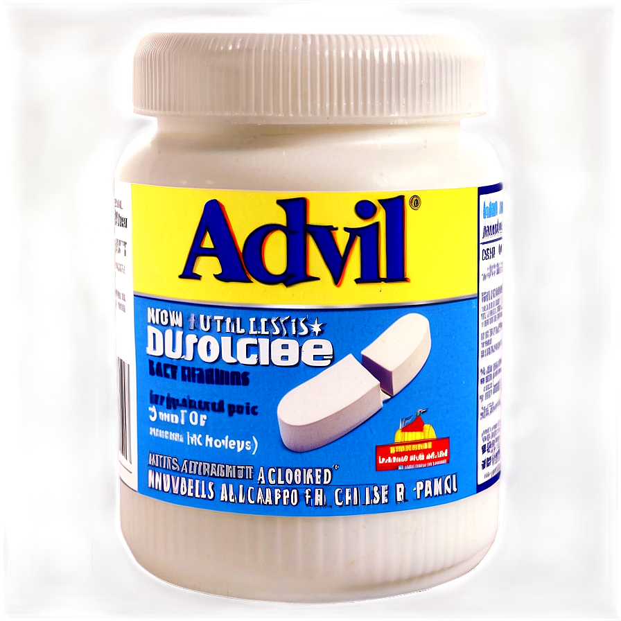 Advil Bottle Png 06212024