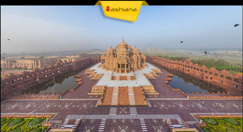 Aerial_ View_of_ Hindu_ Temple_ Complex