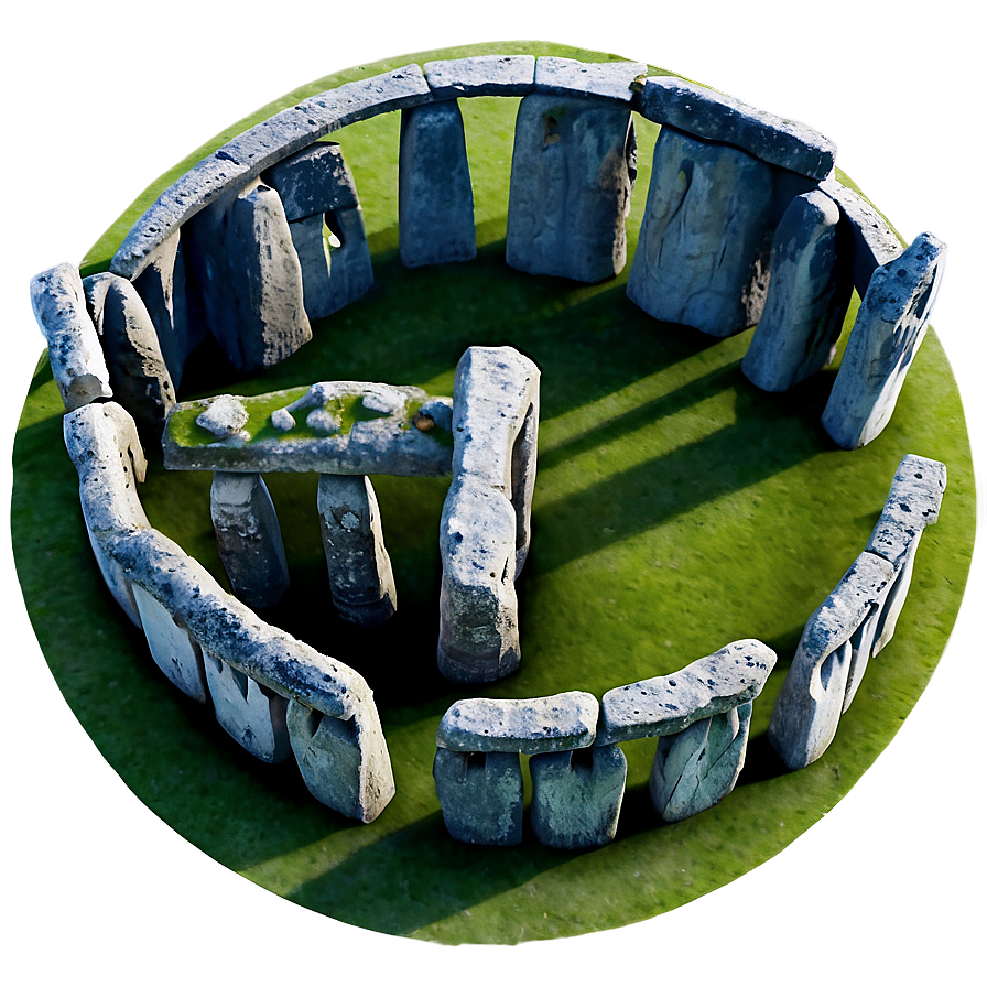 Aerial View Of Stonehenge Monument Png 06252024