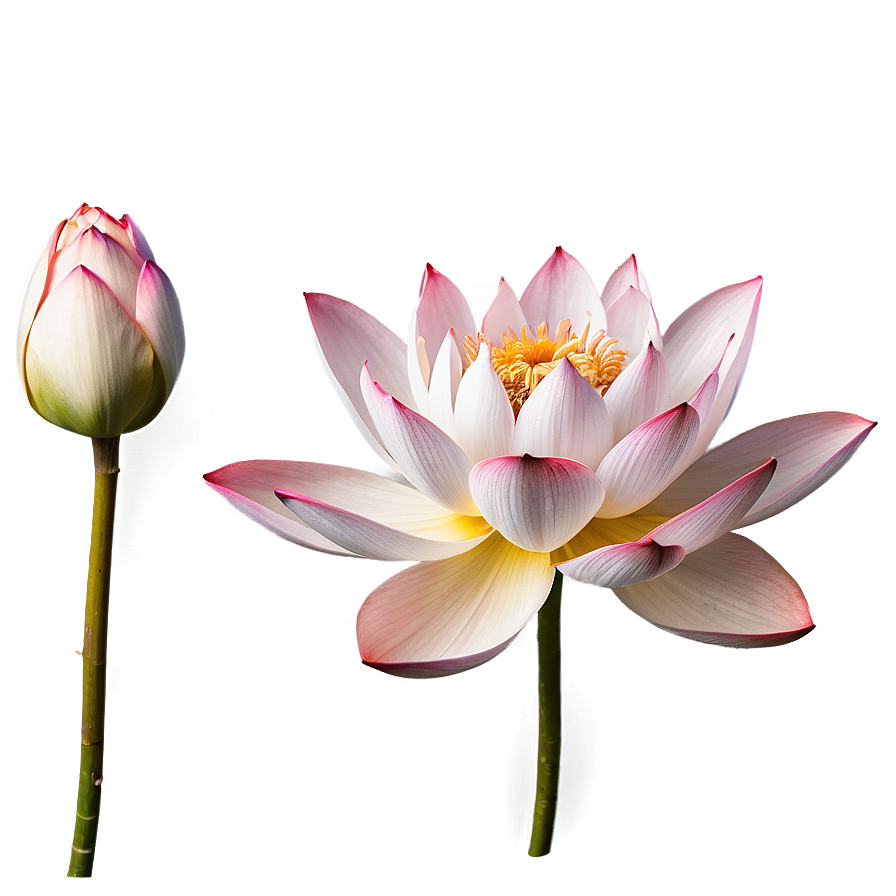 Aesthetic Blooming Lotus Png Uyc18