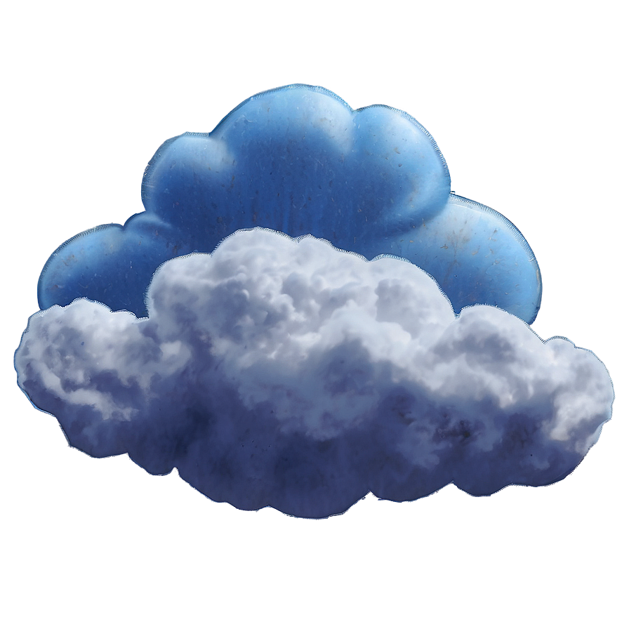 Aesthetic Blue Clouds Png 06202024