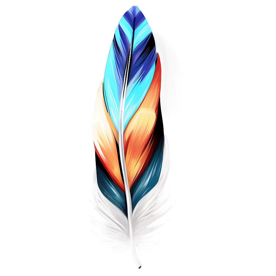 Aesthetic Boho Feather PNG 30 PNG with transparent background