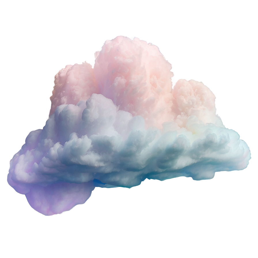 Aesthetic Cloud In Pastel Sky Png 06252024