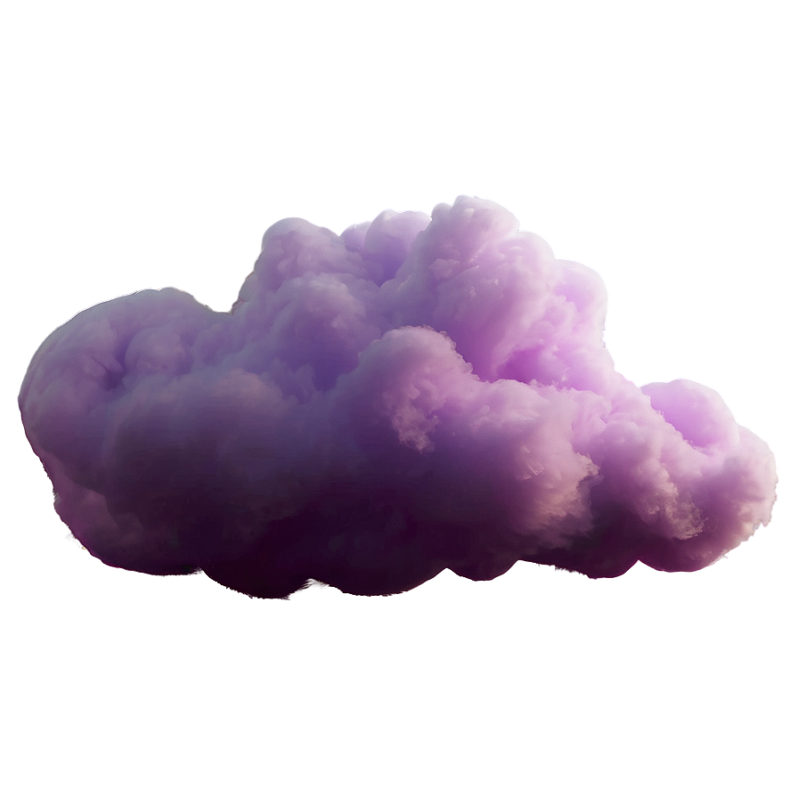 Aesthetic Cloud In Purple Twilight Png Tjx