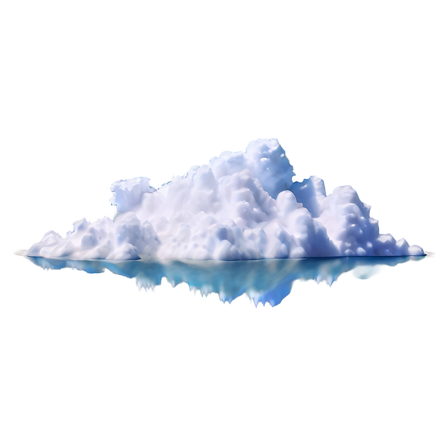 Aesthetic Cloud Over Ocean Scene Png 2