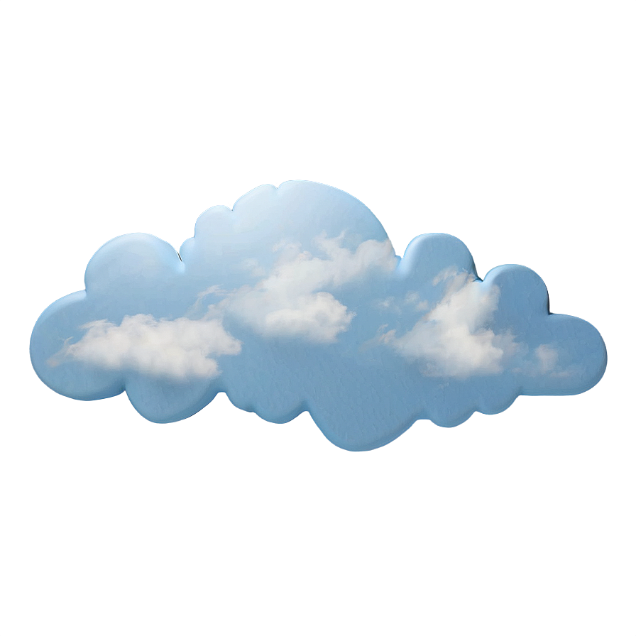 Aesthetic Cloud Pattern Texture Png Ofm