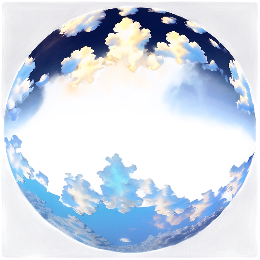 Aesthetic Cloud Reflections Art Png 18