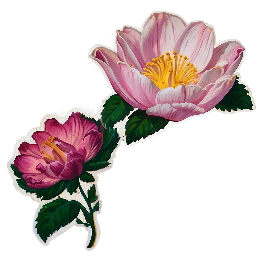 Aesthetic Flower Sticker Png 26