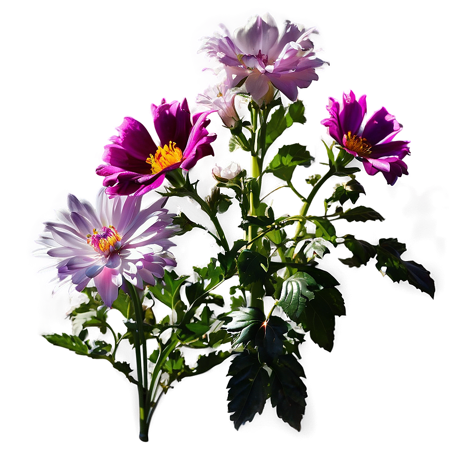 Aesthetic Flowers In Sunlight Png 06282024