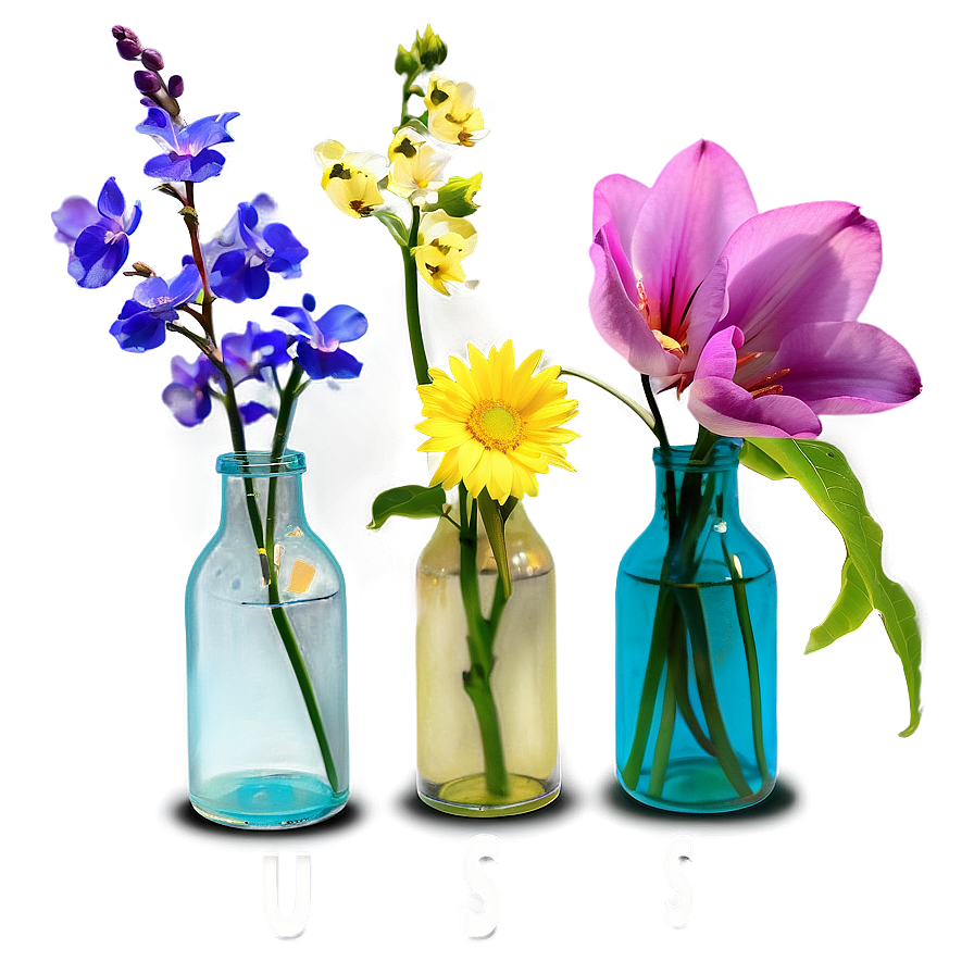 Aesthetic Flowers In Vase Png 06282024