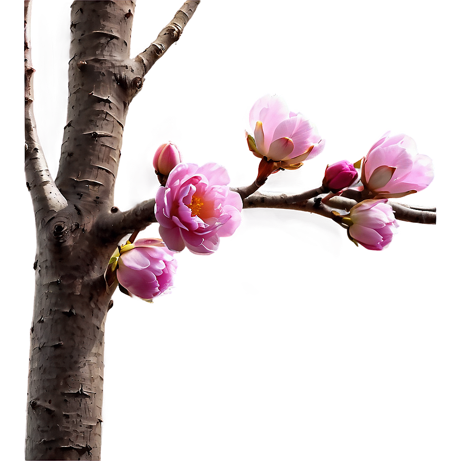 Aesthetic Flowers On Branch Png 06282024