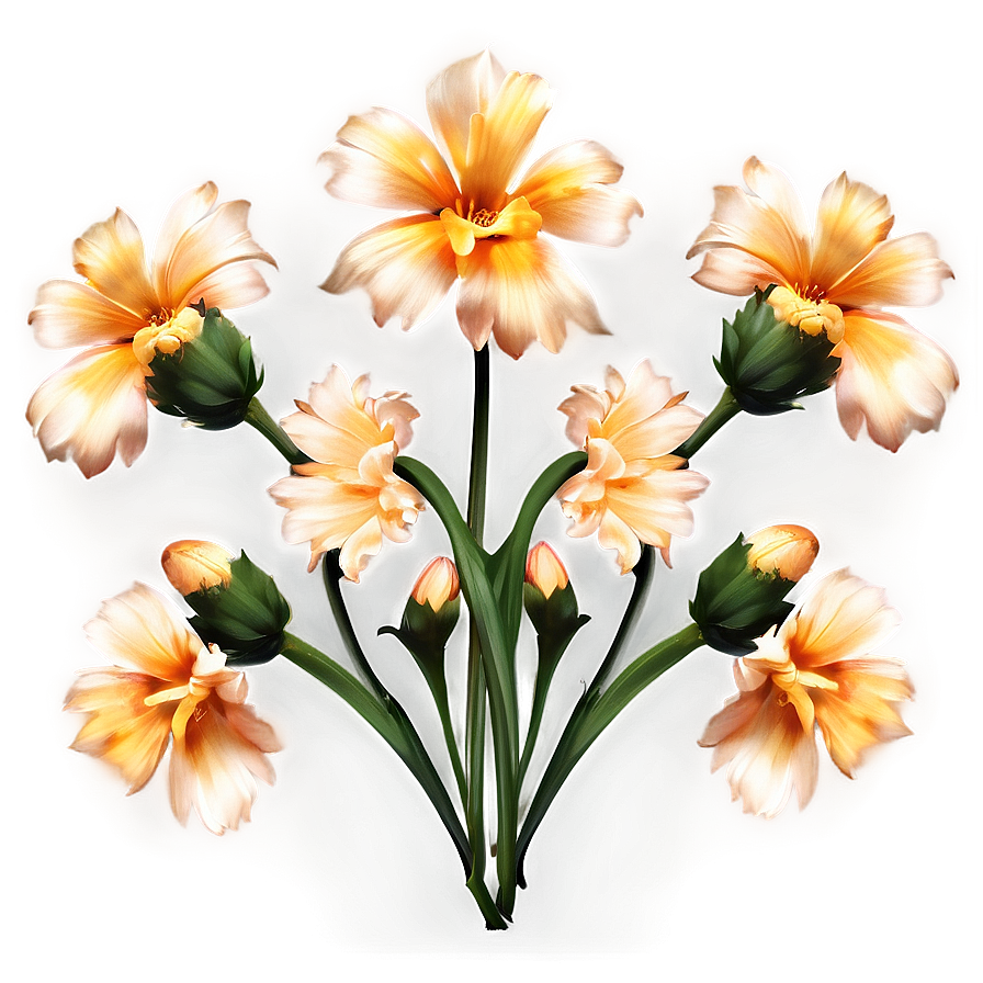 Aesthetic Flowers Pattern Png 70