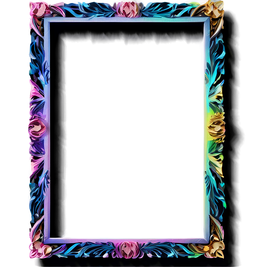 Aesthetic Frame Art Png Evd