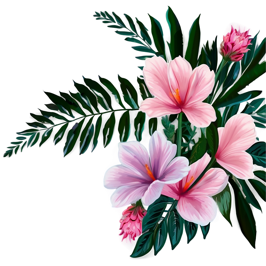 Aesthetic Minimalist Flowers Png Xiv