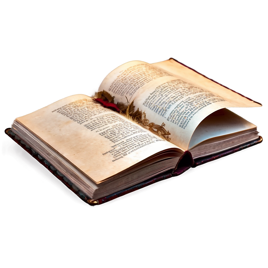 Aesthetic Open Book PNG gah PNG with transparent background