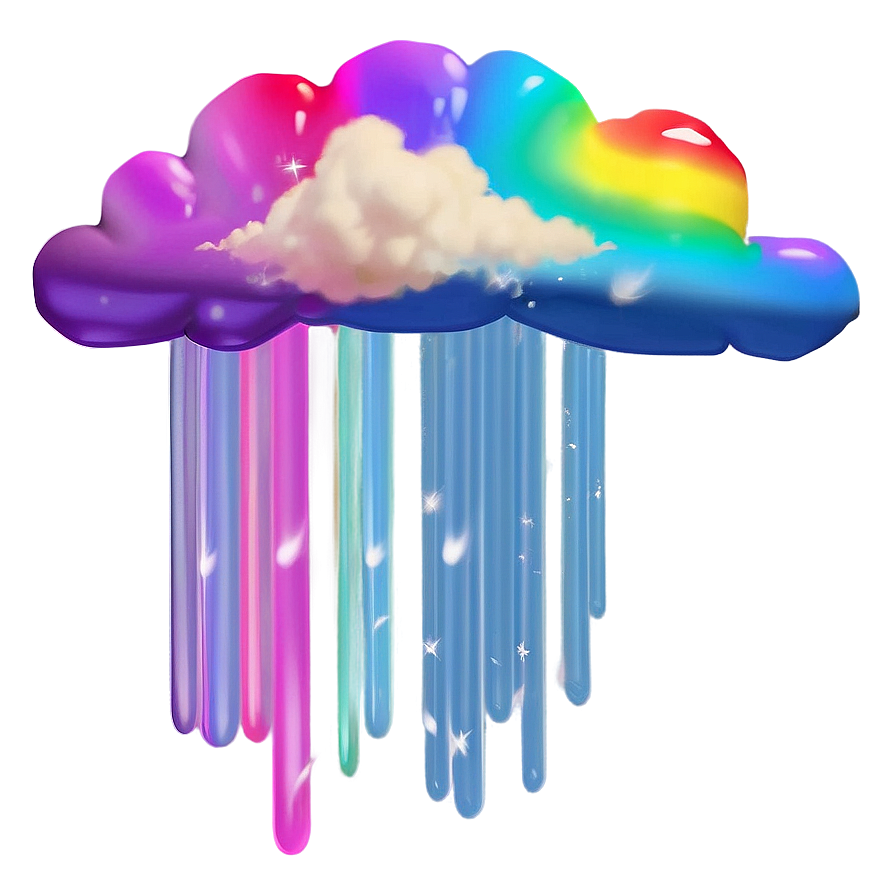 Aesthetic Rainbow Cloud Magic Png 06252024