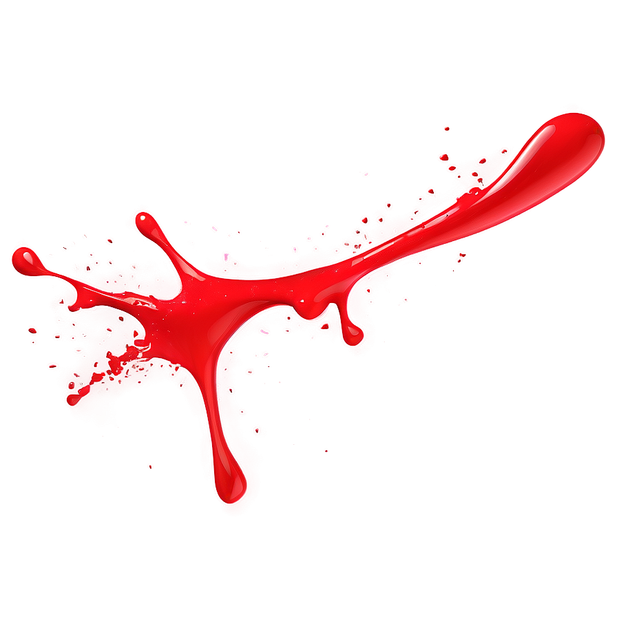 Aesthetic Red Splatter Png 06132024