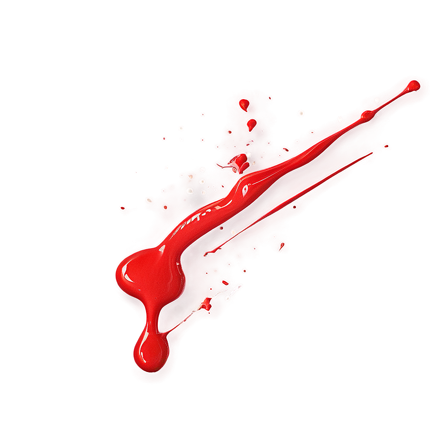 Aesthetic Red Splatter Png 78