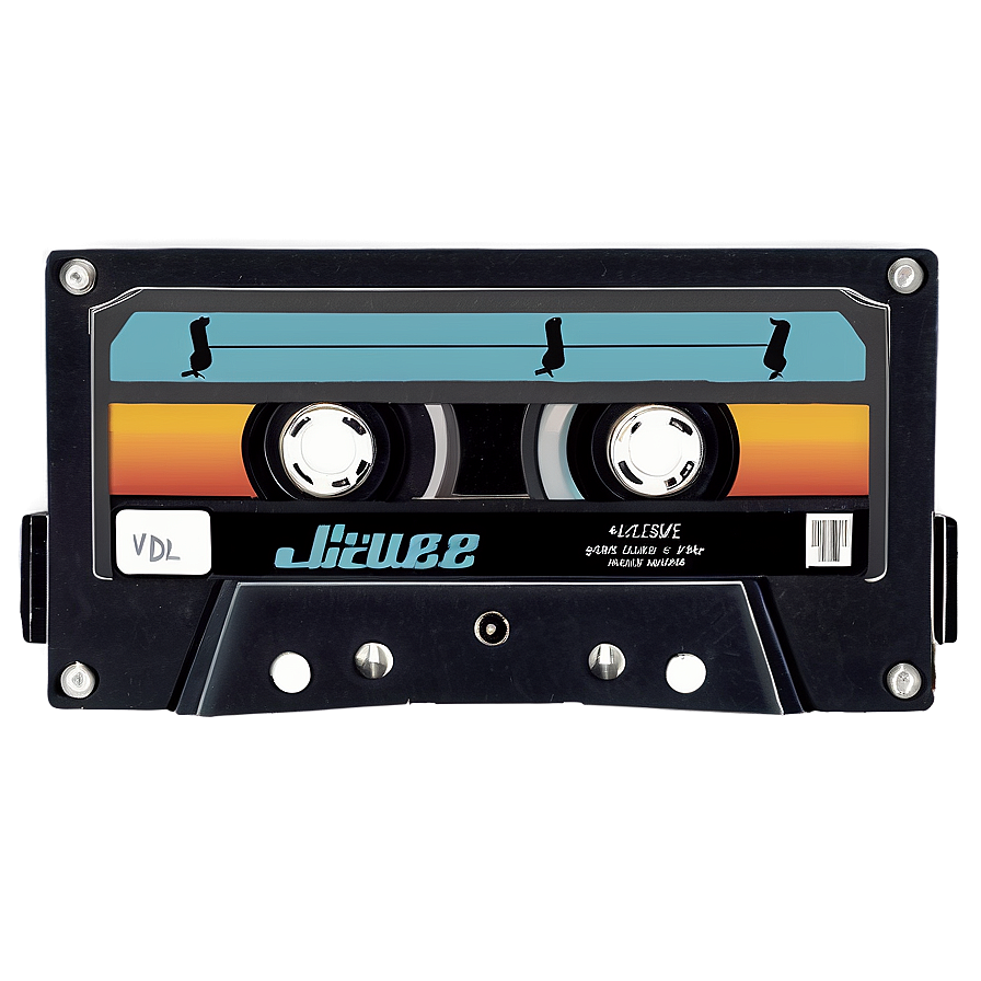 Aesthetic Retro Cassette Tape PNG 06112024 PNG with transparent background