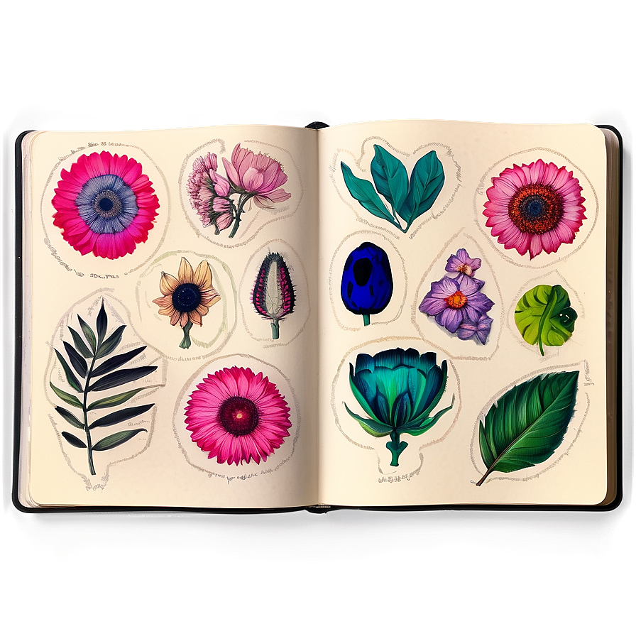 Aesthetic Sketchbook Ideas PNG dbu PNG with transparent background