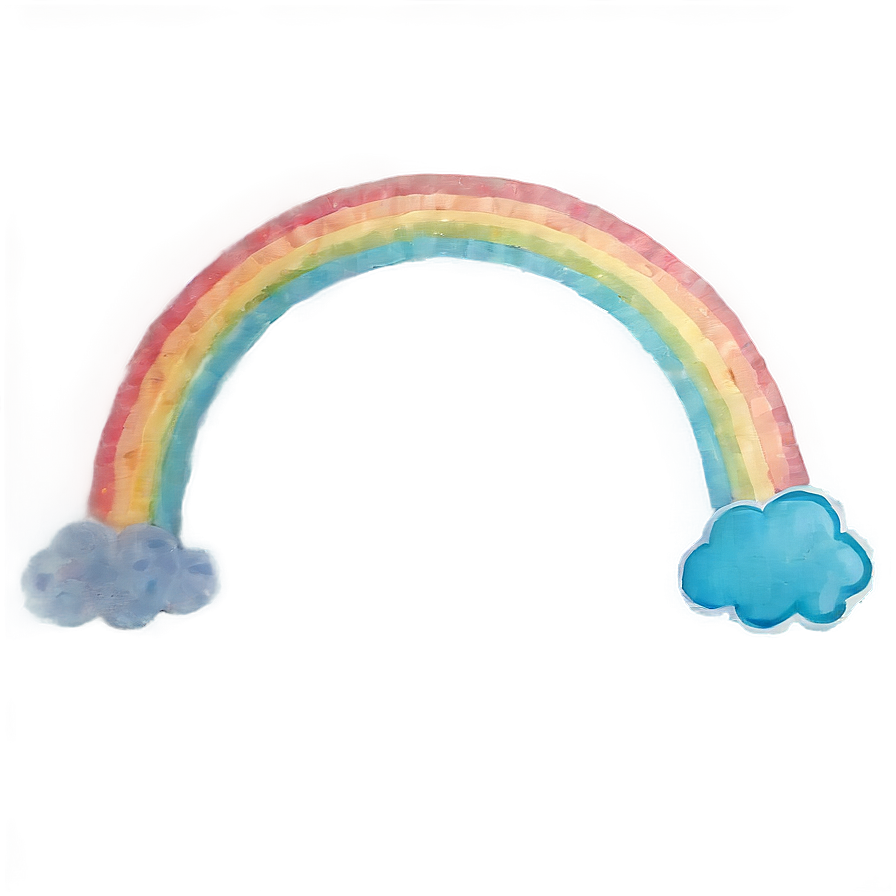 Aesthetic Soft Rainbow PNG 06112024 PNG with transparent background