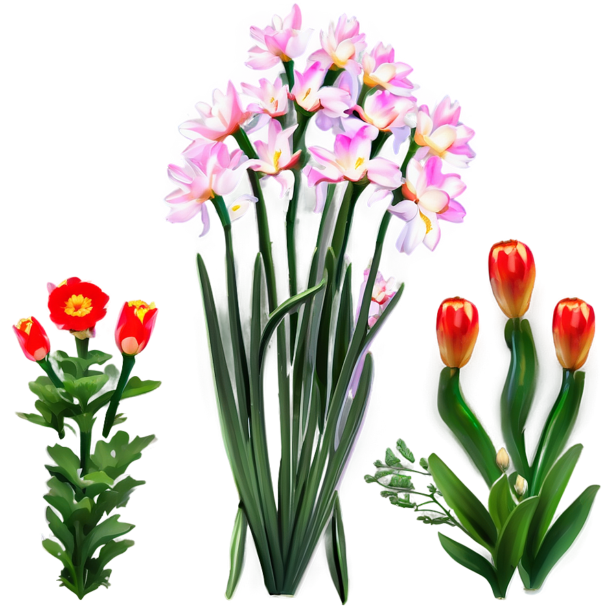 Aesthetic Spring Flowers Png 06282024