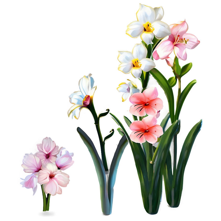 Aesthetic Spring Flowers Png Hqt