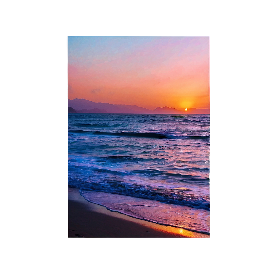 Aesthetic Sunset View PNG 06112024 PNG with transparent background