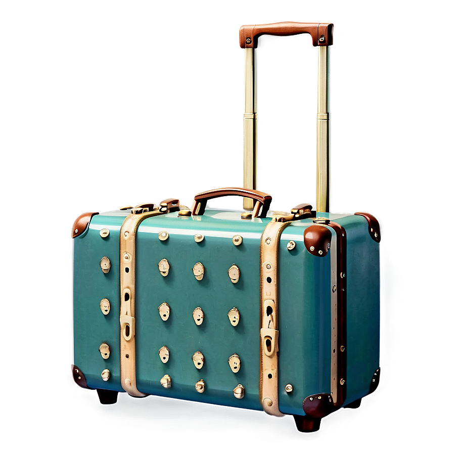Aesthetic Vintage Suitcase PNG sno71 PNG with transparent background