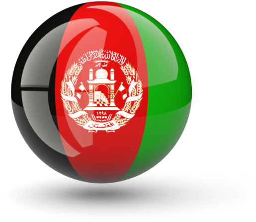 Afghanistan Flag Sphere3 D