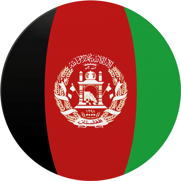 Transparent Flag Circle Png - Flag Of Afghanistan, Png Download PNG with transparent background