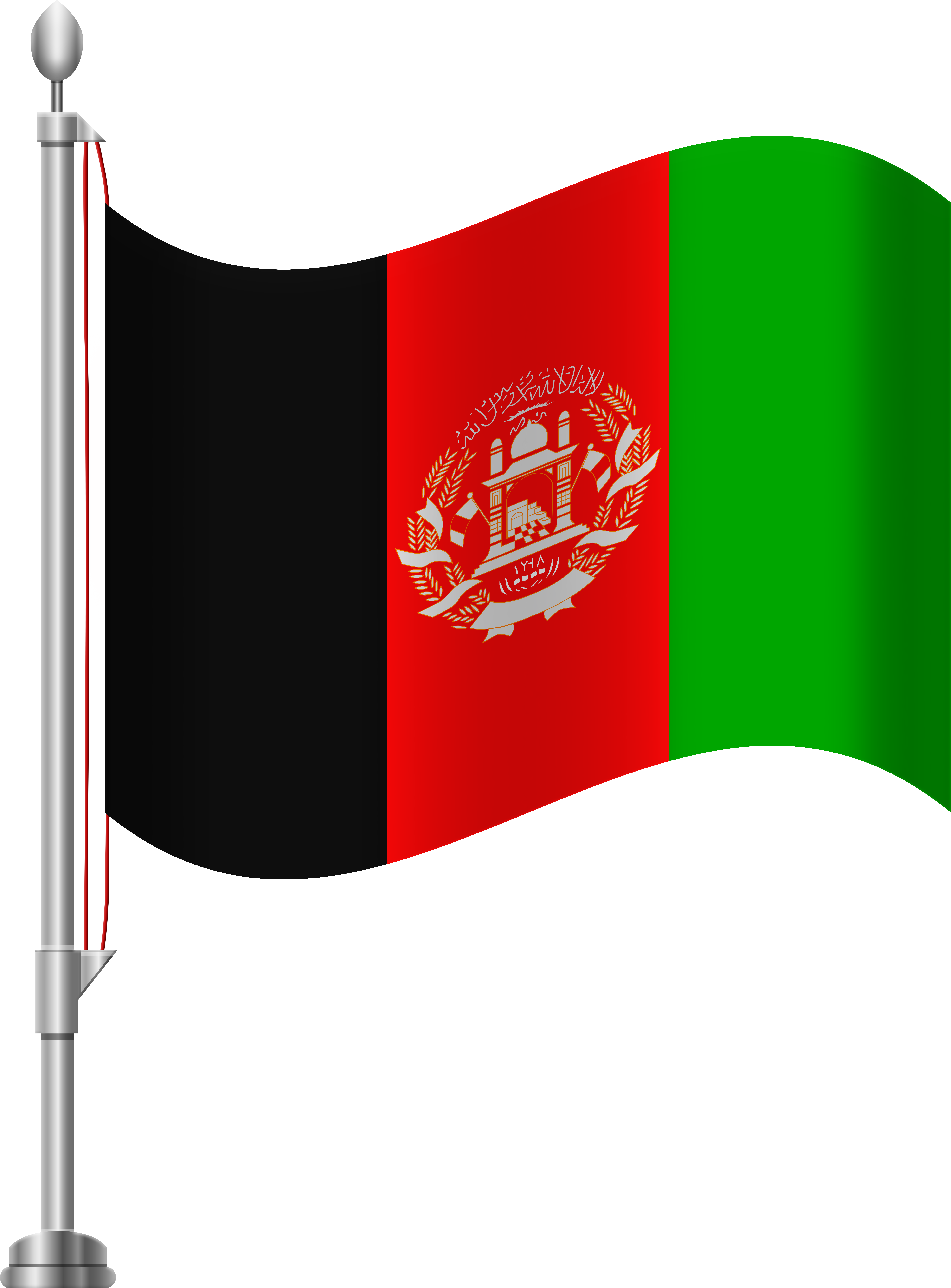 Afghanistan Flag Png Clip Art, Transparent Png PNG with transparent background