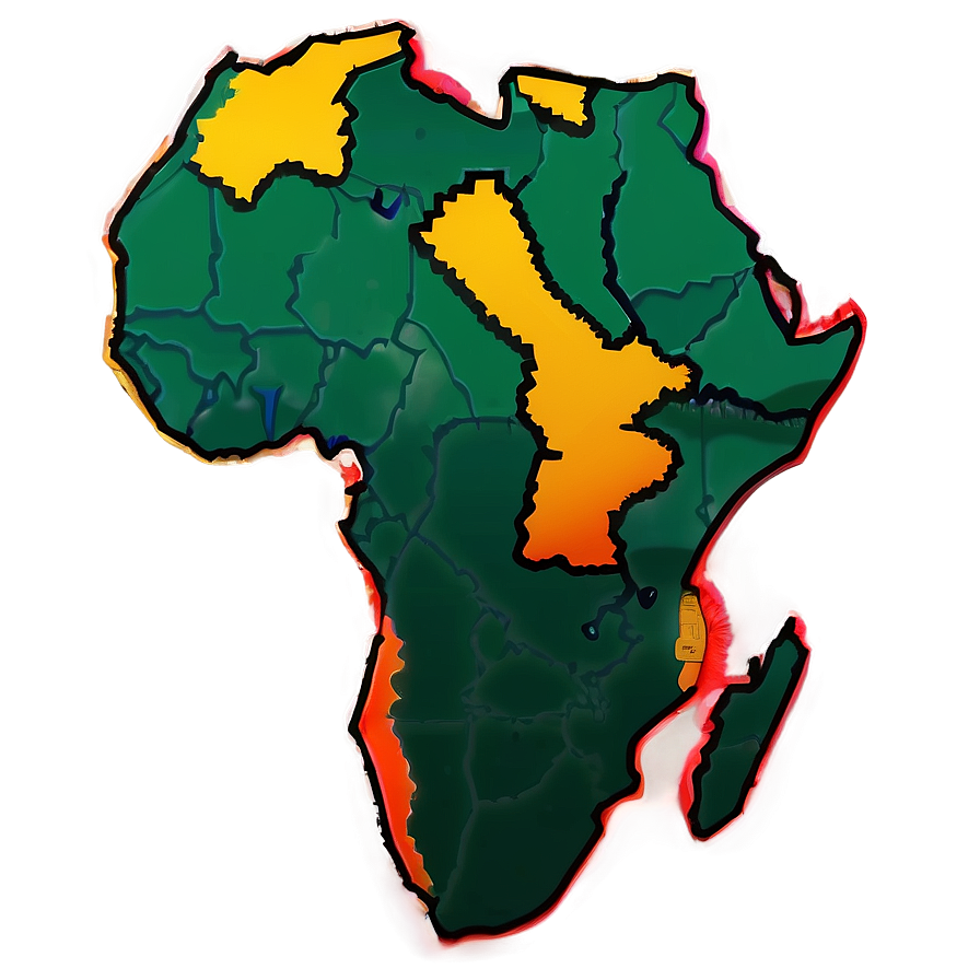 Africa Outline Art Png Vfi23