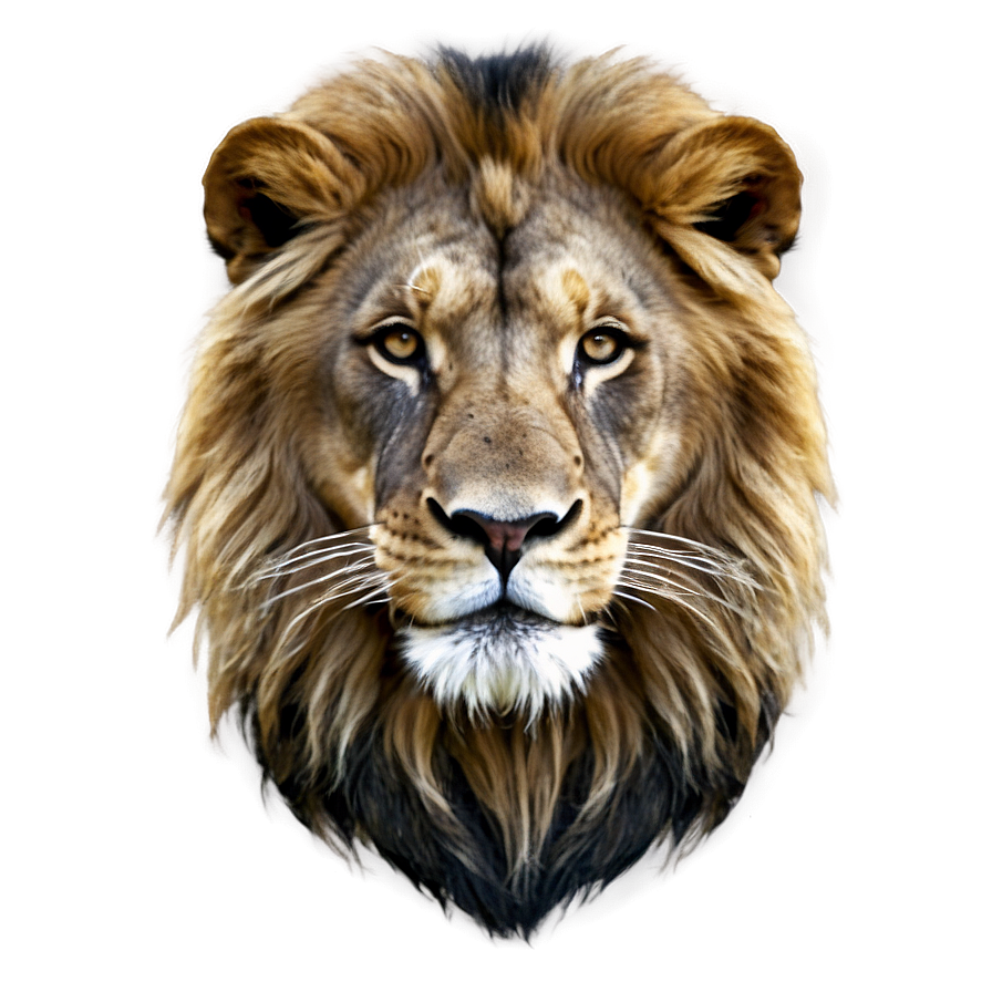 African Lion Visage Png Iyu