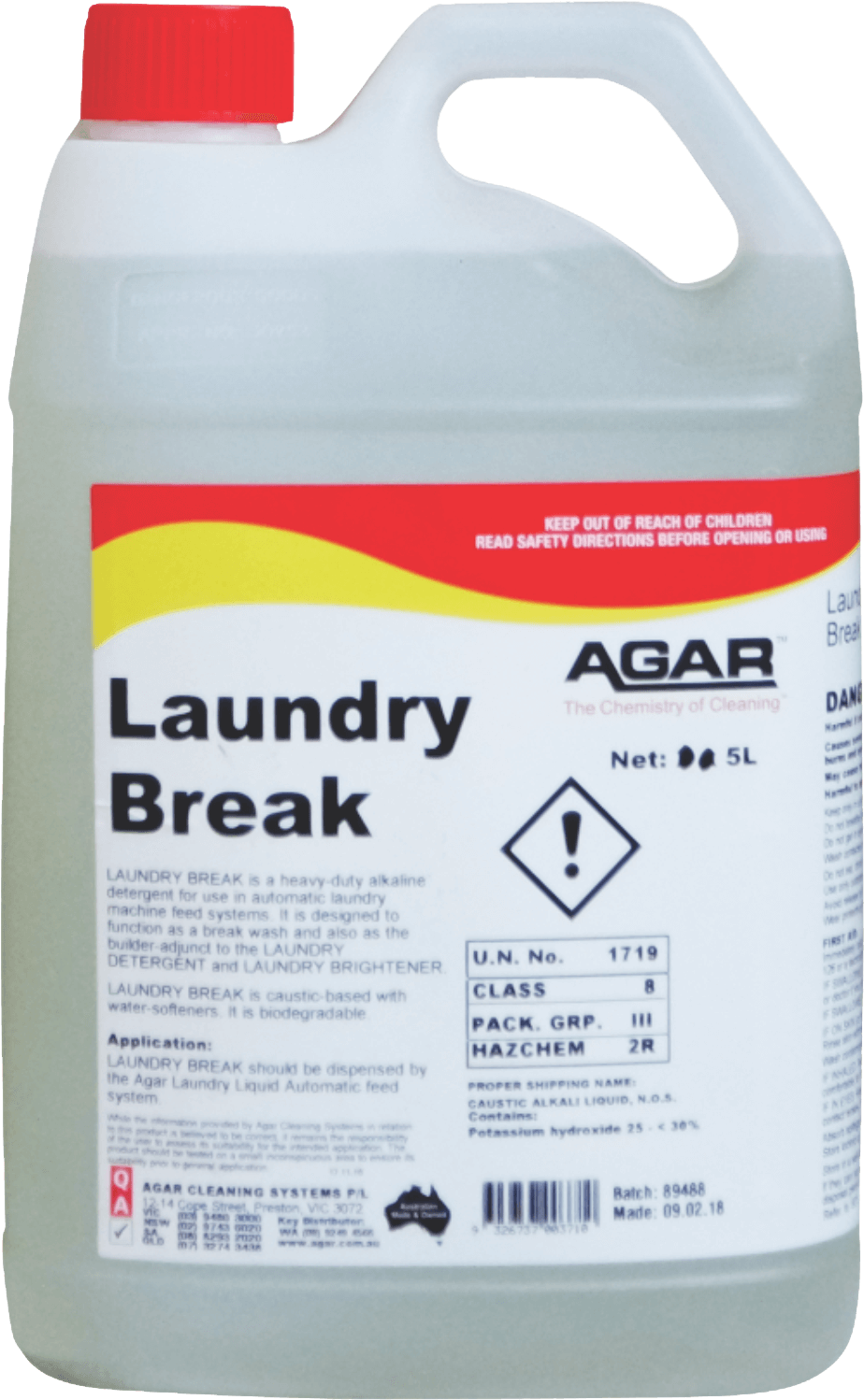 Agar Laundry Break Detergent5 L