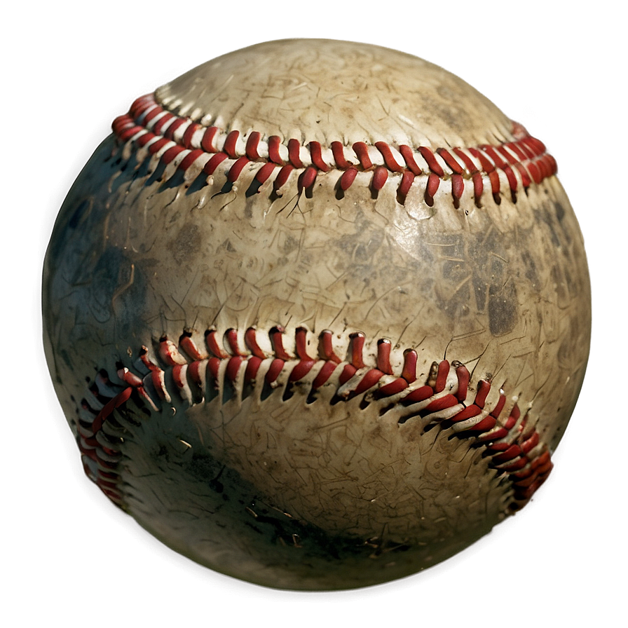 Aged Baseball Graphic Png 06282024