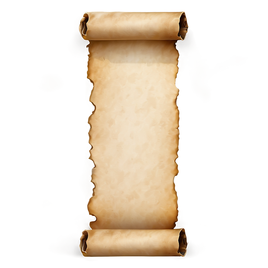 Aged Paper Scroll Png 31