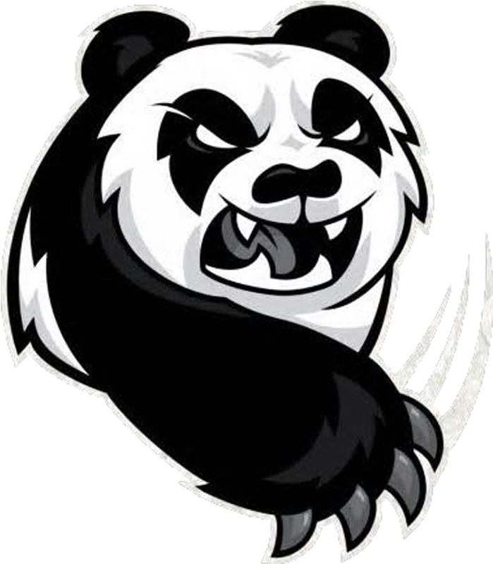 Aggressive Panda Mascot Logo