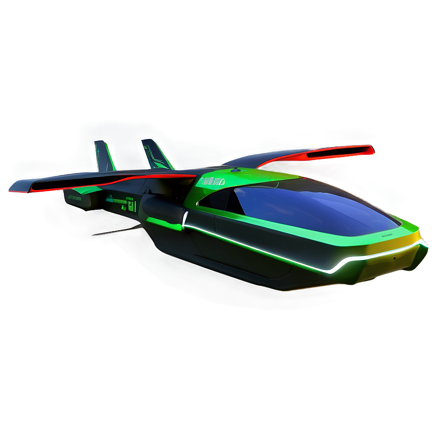 Ai-driven Flying Car Png 06202024