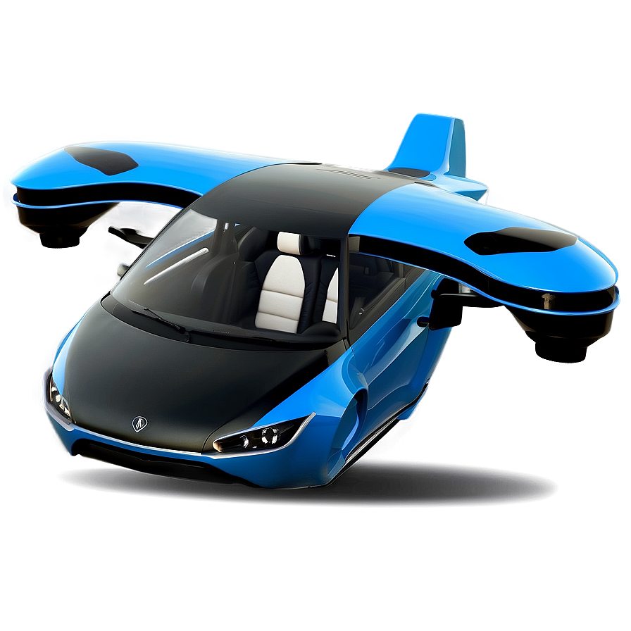 Ai-driven Flying Car Png 06202024