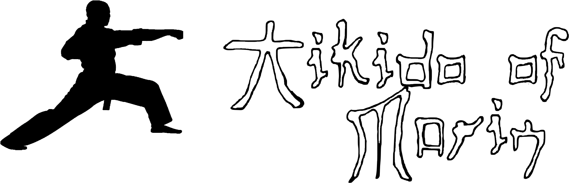 Aikido Martial Art Silhouette