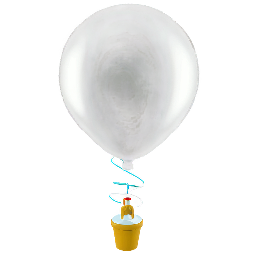 Air Filled White Balloon Png 48