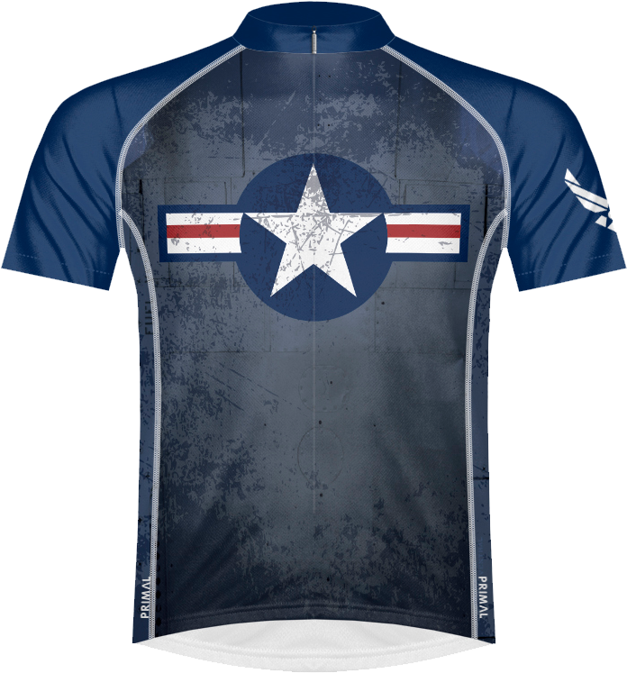 Air Force Inspired Cycling Jersey Design