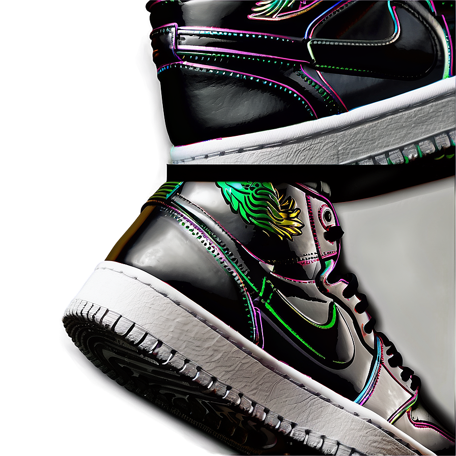 Air Jordan 1 Metallic Accents Png Ptu